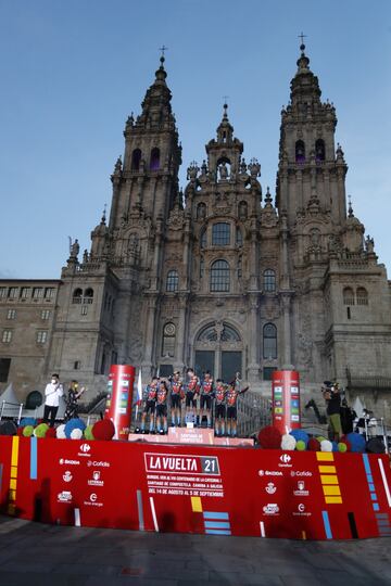 El Team Bahrain Victorious, mejor equipo de La Vuelta 2021.