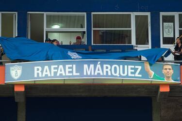 Pachuca rindió homenaje a Rafa Márquez