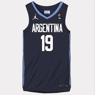 Así son las camisetas que se usarán durante el Mundial de Baloncesto