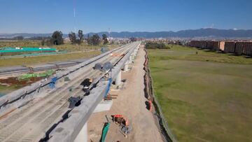 El gobierno de la capital colombiana publicó estas imágenes de las obras que están andando en la ciudad. Apoyos, pilotes y más.