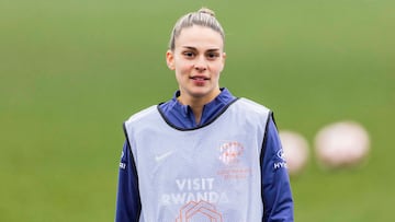 Gio Garbellini durante un entrenamiento.