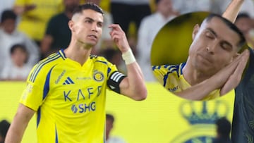 El gesto furioso de Cristiano con sus compañeros tras la debacle de Al Nassr