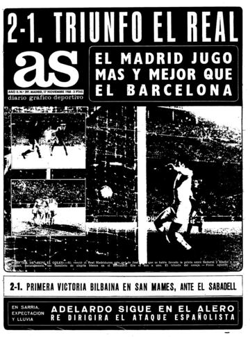 Front cover ("Portada") 17 November 1968.