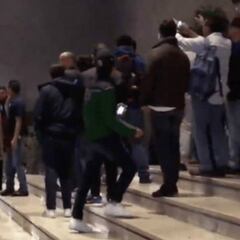 Aficionados reciben con cariño a Cruz Azul tras caer en la Final