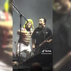 ¡Medio Metro rockero! Se subió al escenario con Molotov