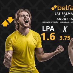 UD Las Palmas vs. FC Andorra: horario, dónde ver, estadísticas y pronósticos