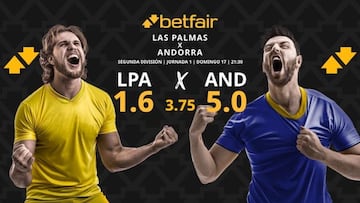 UD Las Palmas vs. FC Andorra: horario, dónde ver, estadísticas y pronósticos