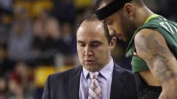 Chus Mateo y Gerald Fitch.