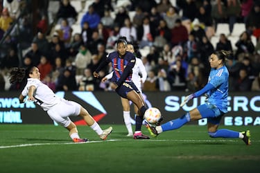 La delantera brasileña dispuso de una ocasión muy clara al inicio de la segunda mitad.