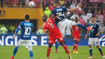 Los números de la superioridad de Millonarios al América