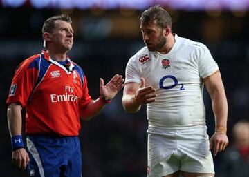 In rugby, only team captains can speak to the referee.