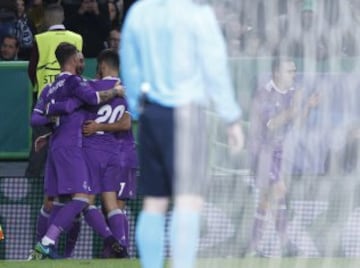 Benzema le dio la victoria al Real Madrid. 1-2.