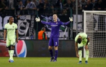 El duelo del Manchester City - Borussia Monchengladbach por Champions League en el  Borussia Park Stadium 