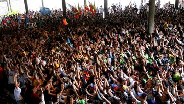 Supporters attend a meeting with Venezuelan opposition presidential candidate Edmundo Gonzalez and Venezuelan opposition leader Maria Corina Machado at the Central University of Venezuela, in Caracas, Venezuela July 14, 2024. REUTERS/Leonardo Fernandez Viloria