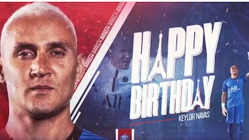 El espectacular homenaje del PSG a Keylor en su cumpleaños