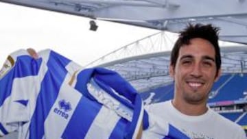 Vicente, con la camiseta del Brighton.