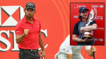 Pablo Larrazábal y el vencedor, Tommy Fleetwood.
