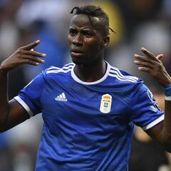 Ibrahima, el delantero más rentable del Oviedo