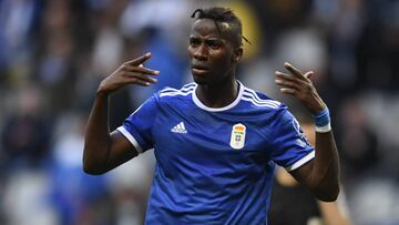 Ibrahima, el delantero m¨¢s rentable del Oviedo