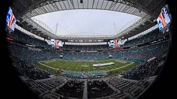 El Hard Rock Stadium, renovado en 2016, es uno de los estadios más modernos de Estados Unidos.