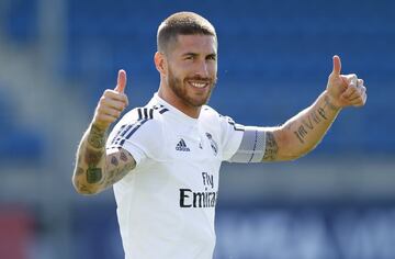 Así ha cambiado el look de Sergio Ramos en el Real Madrid