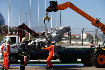 Las imágenes del accidente en Sochi que acabó con la carrera de F2