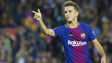 El centrocampista del Barcelona, Denis Suárez, durante un partido.