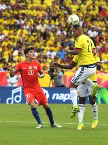 Colombia vs Chile en Barranquilla.