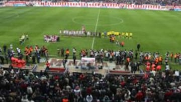 Sólo 500 abonados ceden su entrada para este partido