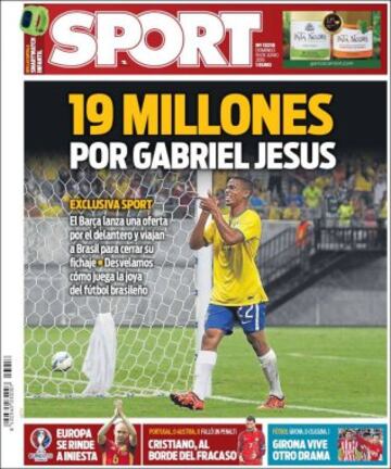 Portadas de la prensa mundial