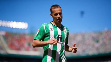 Canales, en un partido.