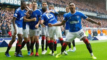 Alfredo Morelos anota doblete en goleada del Rangers