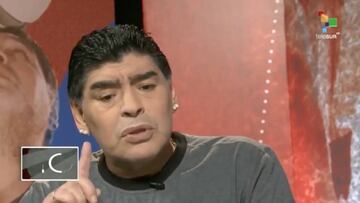 La última rajada de Maradona: de los palos a Tapia y Sampaoli a las piñas de Simeone
