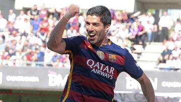 Luis Suárez, autor de un hat-trick en Granada.