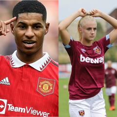 Marcus Rashford salvó a una futbolista de Aston Villa que estaba siendo acosada