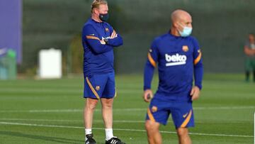Los castigos de Koeman en los entrenamientos: flexiones y collejas