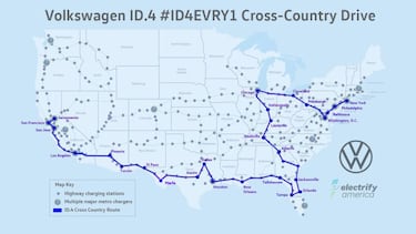 Volkswagen ID.4 demuestra sus capacidades cruzando Estados Unidos de costa a costa