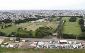 Sede de Curitiba. Campos de entrenamiento para la selección española.