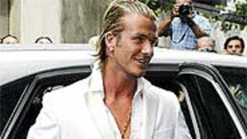 David Beckham se estrenará de blanco en Montjuïc.