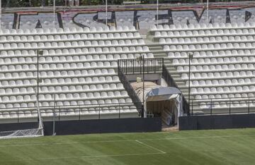 Las obras del Estadio de Vallecas en imágenes