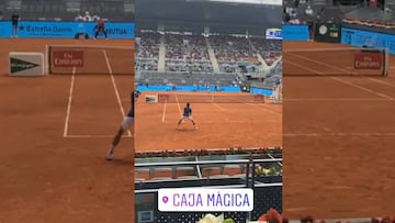 ?Mass¨² es fan de Djokovic? as¨ª disfrut¨® su triunfo en Madrid