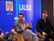 Luis Figo y Fernando Llorente