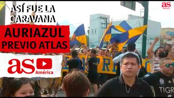 Así fue la caravana auriazul previo a Semifinal vs Atlas