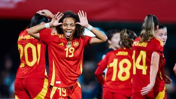 29/11/24 PARTIDO AMISTOSO FUTBOL FEMENINO
ESTADIO CARTAGONOVA
SELECCION ESPAÑOLA ESPAÑA - KOREA DEL SUR
CUARTO GOL VICKY LOPEZ 4-0 ALEGRIA
