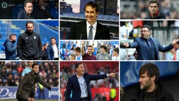 Eusebio, Machín, Rubi, Lopetegui, Garitano, Berizzo, Pellegrino, Antonio Mohamed y Leo Franco, las novedades.