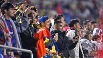     Fans during  the game FC Barcelona and Club America, International friendly match - Unidos por Guerrero-, at Cotton Bowl Stadium, December 21, 2023, in Dallas Texas.