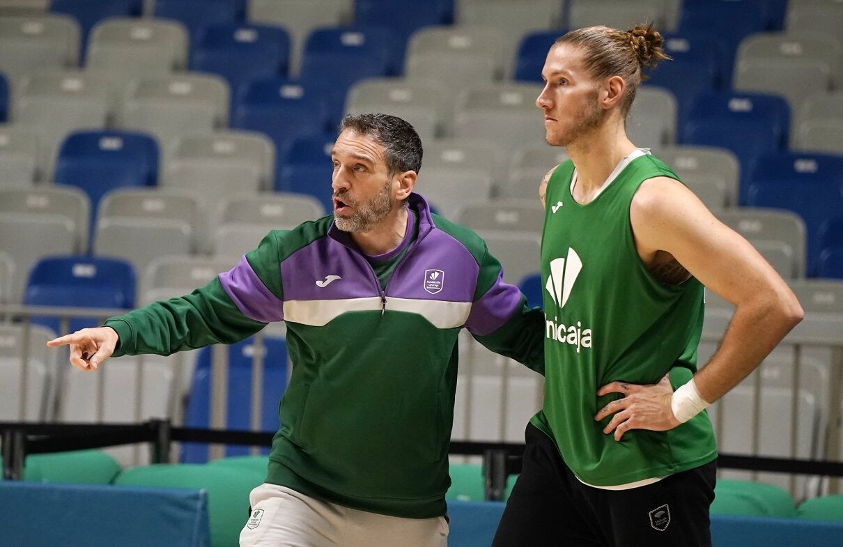Ibon Navarro, con Osetkowski.