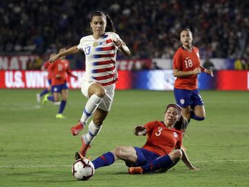 Las mejores imágenes del duelo de la Roja ante Estados Unidos