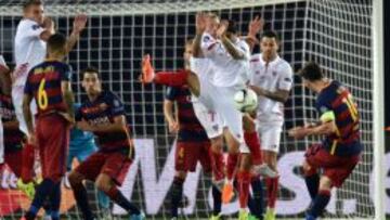 Messi, ante el Sevilla.