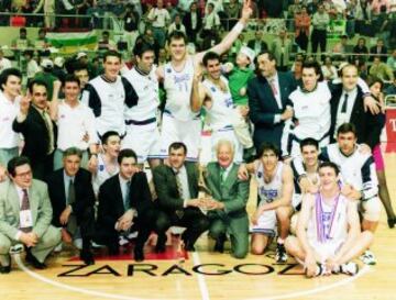 1995. Real Madrid-Olympiacos. Despu¨¦s de 15 a?os de sequ¨ªa, el Real Madrid no di¨® opciones al Olympiacos en la Final Four de Zaragoza.